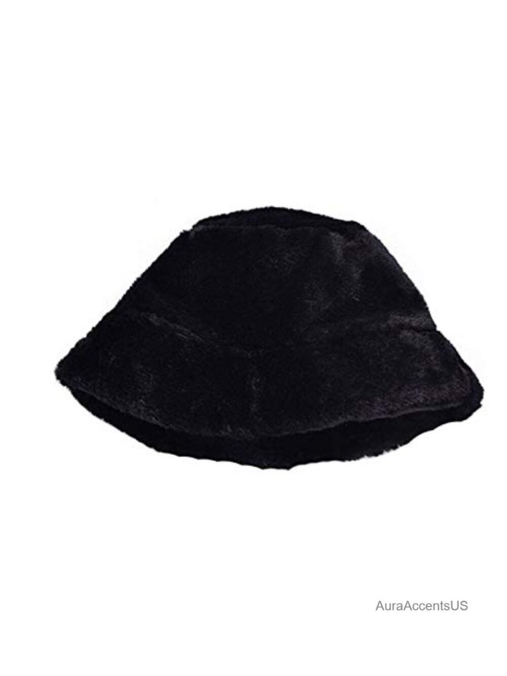 Winter Plush Bucket Hat Warm Faux Fur Fisherman Cap Foldable Cozy